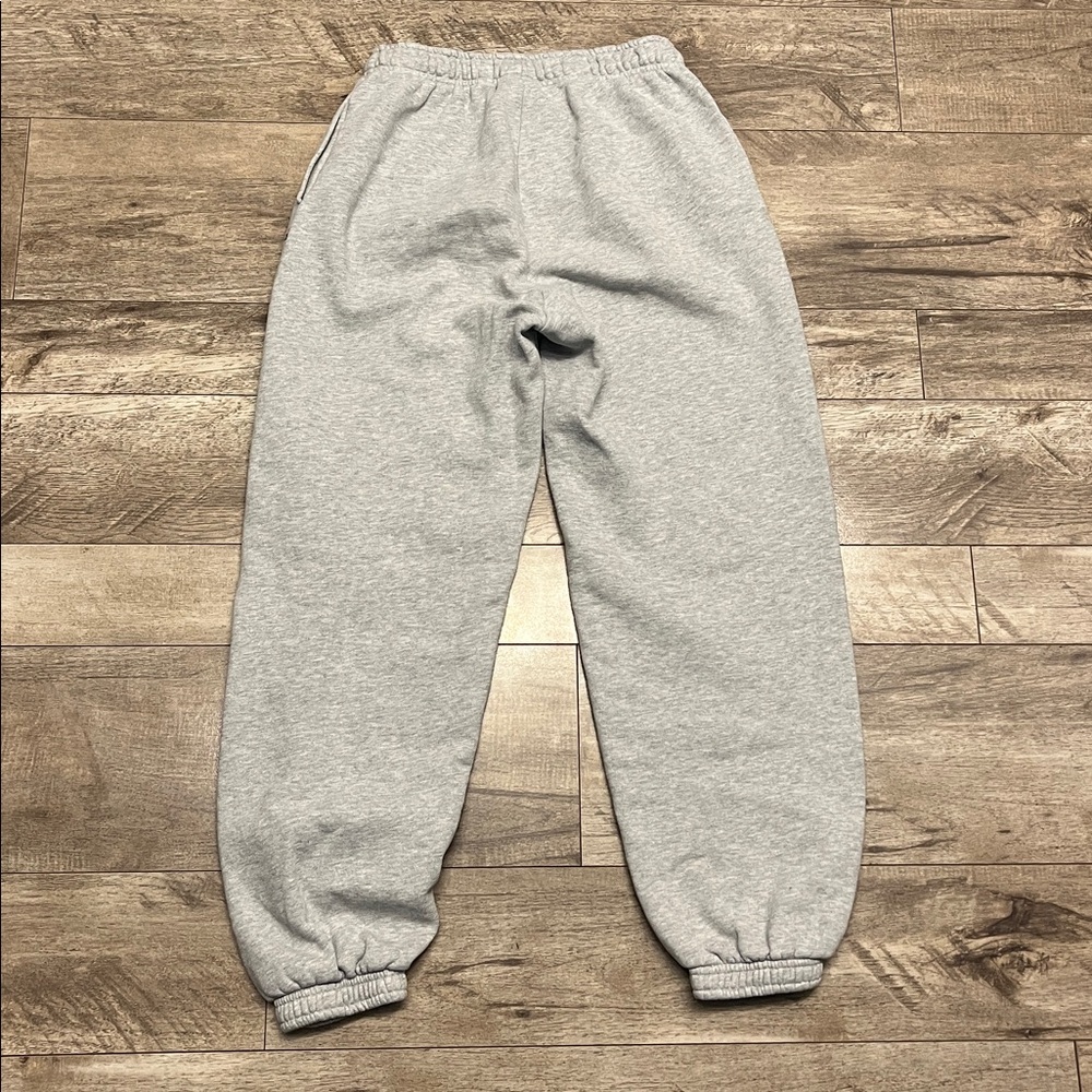 Tna XXS Aritzia Cozy Sweatfleece Mega Fit Jogger in Grey Size 2XS XXS - Picture 5 of 16
